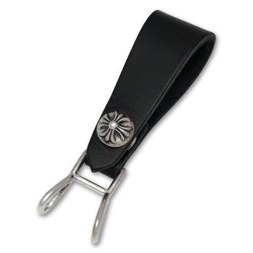 クロムハーツ CHROME HEARTS ベルトループクロスボタンブラック