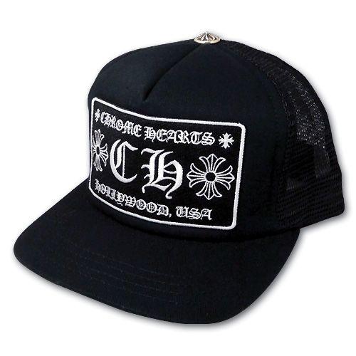 クロムハーツ CHROME HEARTS/キャップ・帽子 トラッカーキャップCHパッチ ブラック/ブ...