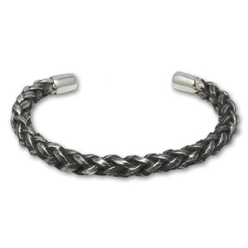 キングベイビー/KING BABY ブレスレット/バングル シルバー ブレイド カフ K40-583...