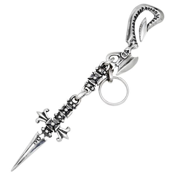 トラヴィスワーカー TRAVIS WALKER キーチェーン フックw/クロスリンク&amp;クロスダガー ...