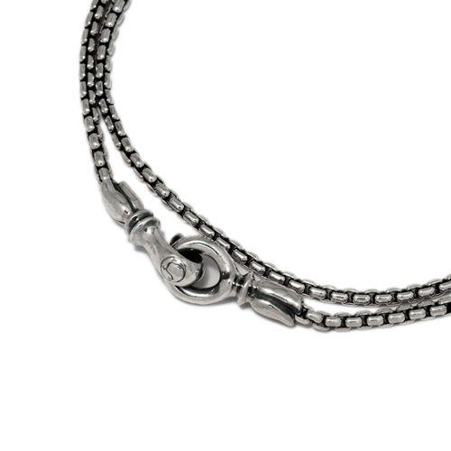 ロンワンズ LONE ONES ネックレス キス＆フローフックボックスチェーン‐スモール(S)