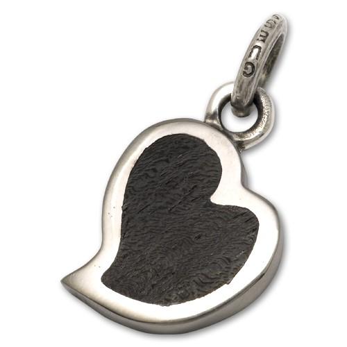 スタンリーゲス/Stanley Guess ペンダント スモール ロップサイドハート ウッドインレイ...