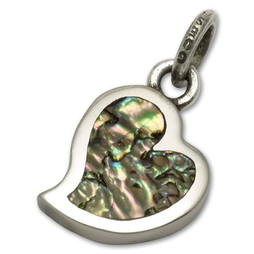 スタンリーゲス/Stanley Guess ペンダント スモール ロップサイドハート アバロンハート...