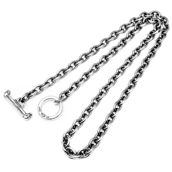 ガボラトリー GABORATORY 7チェーンw/ハーフスカルTバーネックレス60cm N-65