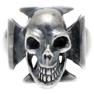 トラヴィスワーカー フレイムドクロス アイアンクロス リング TRAVIS