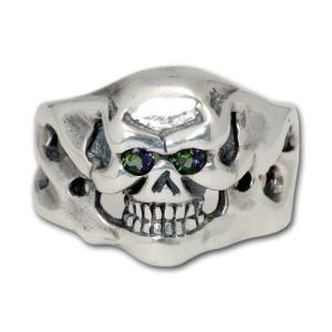 TRAVIS WALKER トラヴィスワーカーフレイミングスカルリングUS10号 TRAVIS WALKER トラヴィスワーカーフレイミングスカルリングUS10