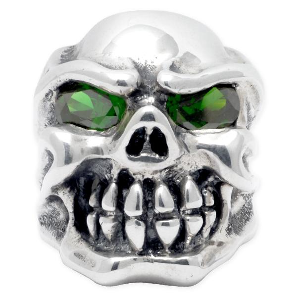 トラヴィスワーカー TRAVIS WALKER リング チョンプススカルリングw/ストーンアイズ(エ...