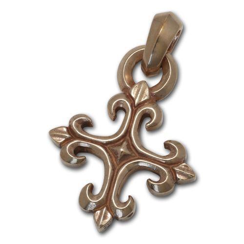 リードMFG【REID MFG】ブロンズゴシックショートクロスチャーム