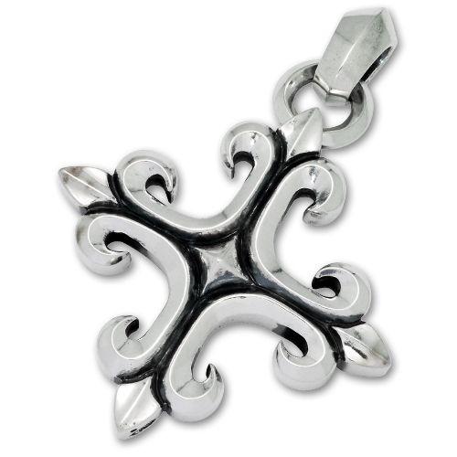 リードMFG REID MFG ラージゴシックショートクロスペンダントw/ラージベイル