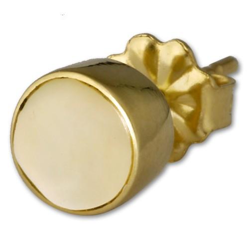 スタンリーゲス/Stanley Guess イヤリング・ピアス 18Kゴールド ラウンド ゴールデン...