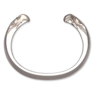 TARO WASHIMI鷲見太郎 金メタル付き平打ち イーグルバングル Mサイズ TARO WASHIMI鷲見太郎 金メタル付き平打ち イーグルバングル M