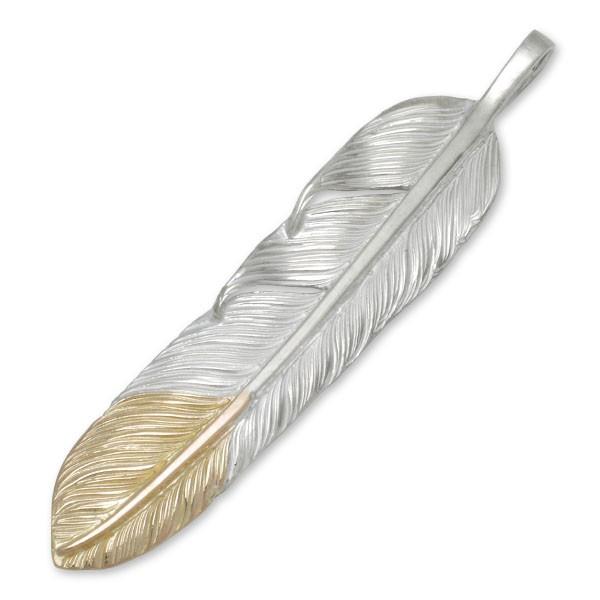 Taro Washimi 鷲見太郎 ペンダント MフライトフェザーK18PGトップ02