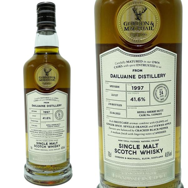 ダルユーイン 24年 ゴードン＆マクファイル コニサーズ チョイス カスク ストレングス 1997/...