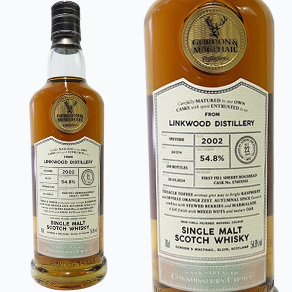 リンクウッド 22年 ゴードン&amp;マクファイル コニサーズ チョイス カスクストレングス 2002 /...