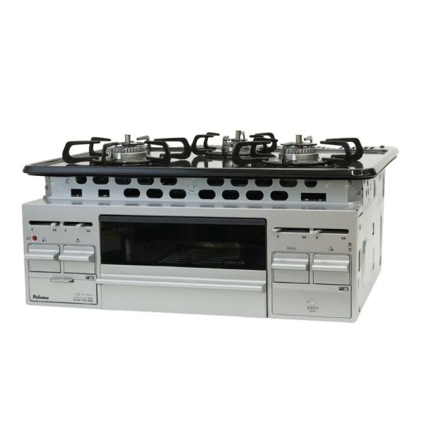 未使用品 パロマ ガスコンロ 都市ガス P1633AOWHV トップ幅約60cm 片面焼きグリル付3...