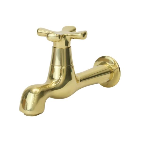 未使用品 カクダイ 横水栓 ミドル・クリアブラス 702-000-CG 呼び経13 北海道・沖縄・離...