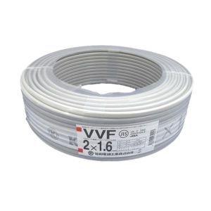 送料無料 協和電線工業 VVF 電線 ケーブル 2×1.6mm 1.6-2c LFV 条長