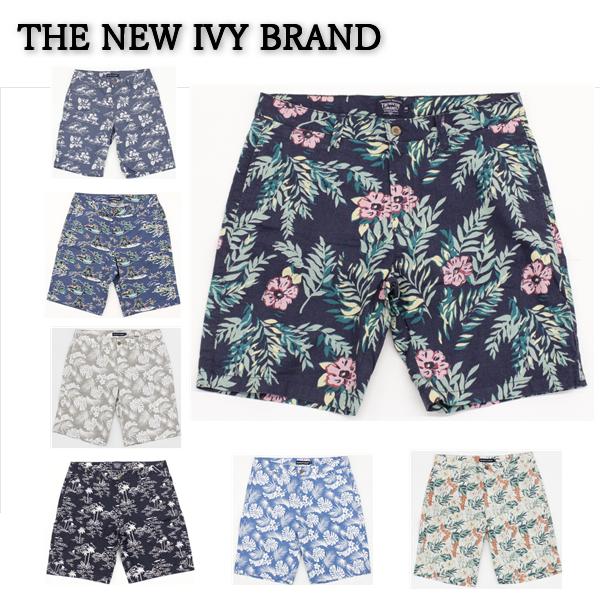 アウトレット THE NEW IVY BRAND メンズ ボトムス アロハ柄ショートパンツ  196...