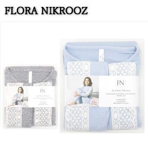 アウトレット FLORA NIKROOZ レディース ルームウェア 2ピース パジャマセット 上下  秋冬 1407397 P775｜riggotou