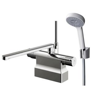 バス・洗面所用品 KVK KM3008L KVK KM3008L KVK デッキ形サーモスタット式混合栓 190mmパイプ