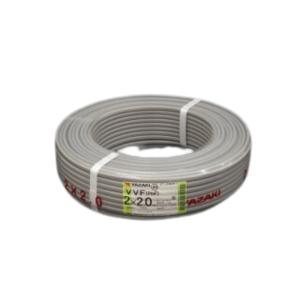 YAZAKI 矢崎 VVF 電線 ケーブル 2.0-2c 2×2.0mm LFV 条長:100m 北海道、沖縄、離島不可