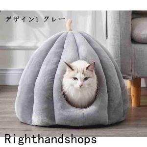猫ベッド 冬 ねこ ハウス 暖かい 猫のベッド...の詳細画像5