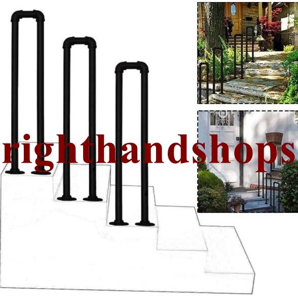 玄関用手すりセット ，階段用 手摺り 屋内屋外兼用型 階段てすり 滑り止め  U字型 アプローチ手す...