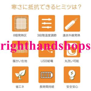 2027新登場 電気毛布 掛け敷き 兼用 ひざ...の詳細画像3