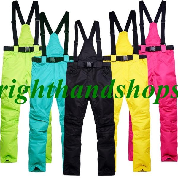スキーパンツ メンズ スノーボードウェア スキーウェア　スノーウェア パンツ 単品 つなぎ サロペッ...