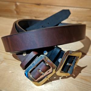 CUSHMAN（クッシュマン） 40mmダブルピンベルト カウハイド DOUBLE PIN