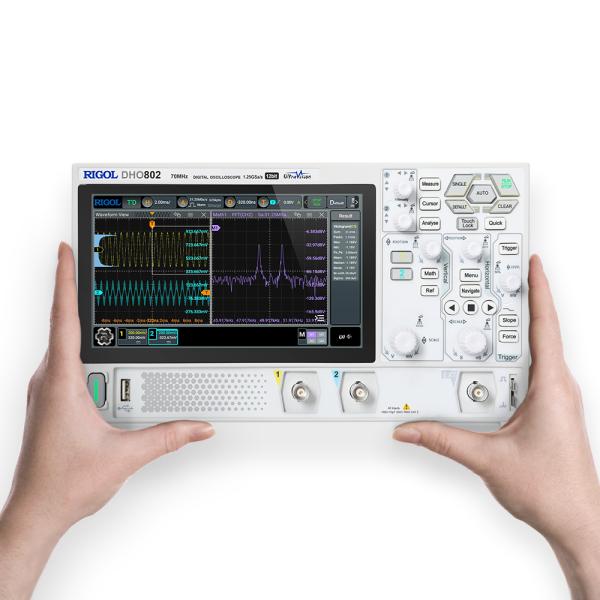 12bit RIGOL デジタル・オシロスコープ DHO802 70MHz+12bit+1.25Gs...