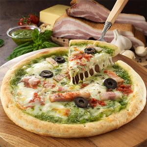 ピザ ピッツァ ジェノベーゼ(冷凍便)  リーガロイヤルホテル バジル ベーコン オリーブ チーズ