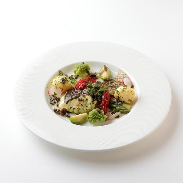 真鯛のグリルジェノベーゼソース（冷凍便） リーガロイヤルホテル ランチ ディナー レンジ 温めるだけ...