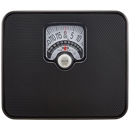 タニタ(Tanita) 体重計 アナログ 肥満度判定付き 電池不要 ブラック HA-552-BK