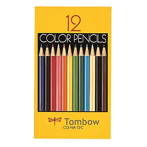 トンボ鉛筆 色鉛筆 NA 12色 紙箱入 CQ-NA12C