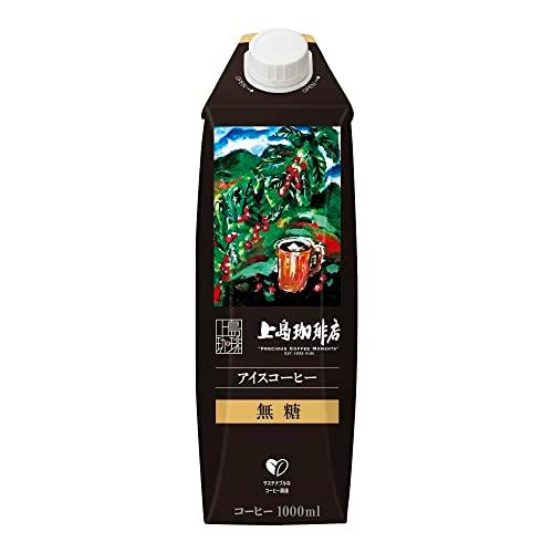 UCC(ユーシーシー) 上島珈琲店 アイスコーヒー 無糖 紙パック コーヒー 1000ml×12本