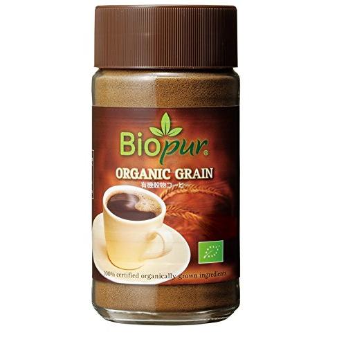 Biopur(ビオピュール) ミトク ホールビーン 有機穀物コーヒー 100g (ノンカフェインコー...