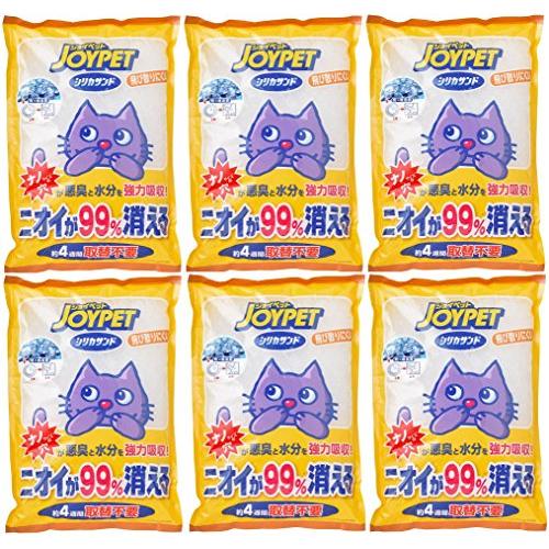 JOYPET(ジョイペット) 猫砂 シリカサンドクラッシュ 4.6L×6個 (まとめ買い)
