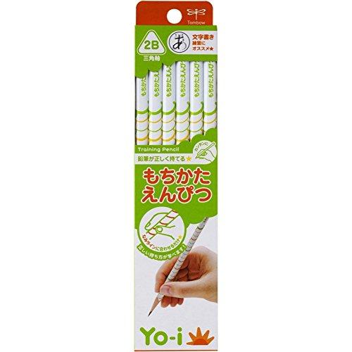 トンボ鉛筆 鉛筆 Yo-i もちかた 2B 三角軸 右手左手兼用 KE-EY02-2B 1ダース