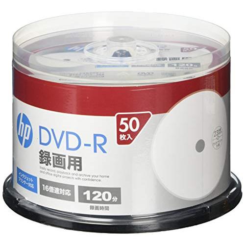 hp(ヒューレット・パッカード) 録画用DVD-Rホワイト・ディスク(SPケース) 50枚