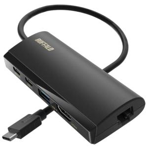 バッファロー ドッキングステーション 5-in-1 USB Type-C PD HDMI LANポート USB 3.2 (Gen 1) 85W｜riiccoo-stor