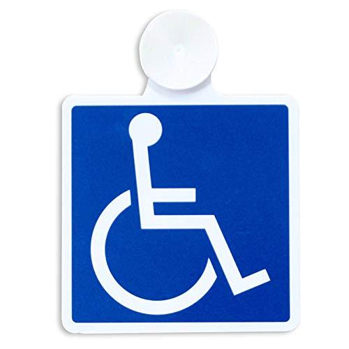 ポケット(Pocket) 国際シンボルマーク 車椅子マーク ステッカー 吸盤タイプ