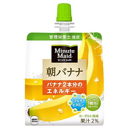 コカ・コーラ ミニッツメイド 朝バナナ ゼリー 180mlパウチ×6個