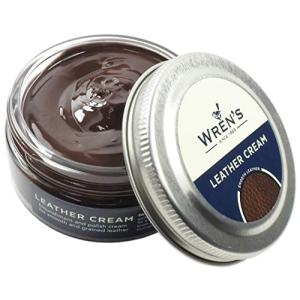 [ウレンズ] シューケア製品 Wren's レザークリーム 106 ダークブラウン(濃茶色) 50ml｜riiccoo-stor