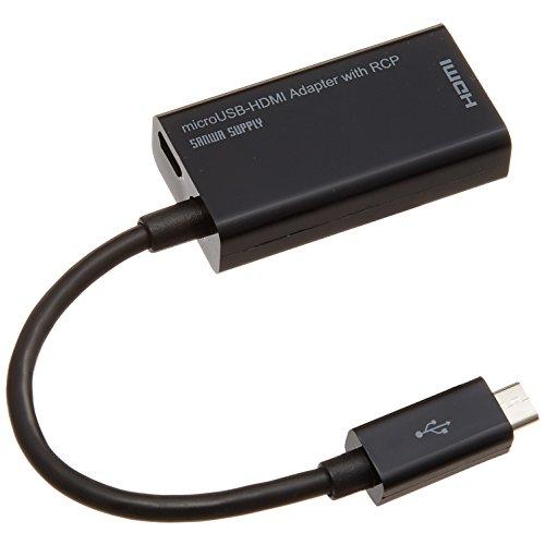 サンワサプライ HDMI-microUSB変換アダプタ 黒 AD-HD12MH