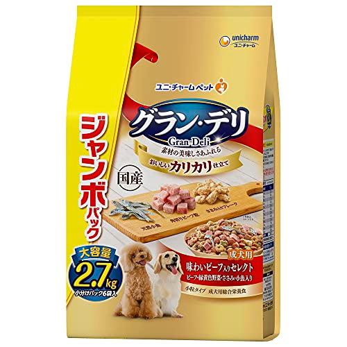 グラン・デリ ジャンボパックグランデリ ドッグフード ドライ カリカリ仕立て 成犬用 味わいビーフ入...