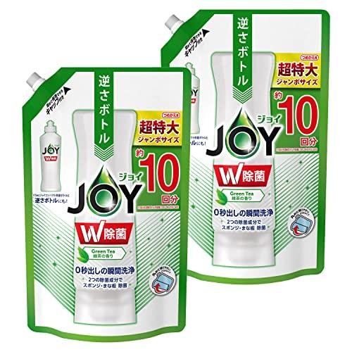 まとめ買い 除菌ジョイ コンパクト 食器用洗剤 緑茶の香り 詰め替え ジャンボサイズ 1330mL ...