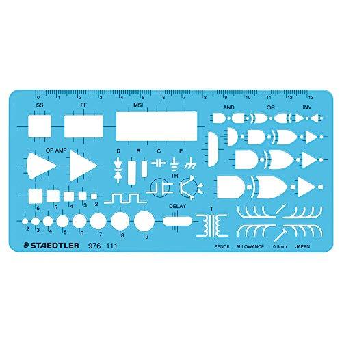 ステッドラー(STAEDTLER) テンプレート 論理回路定規 1枚 976 111