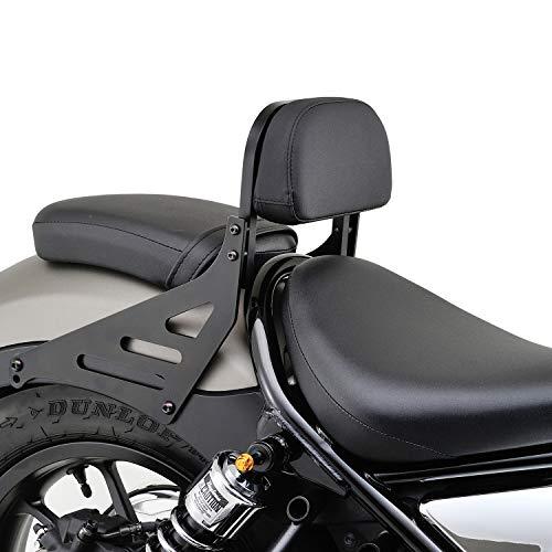 デイトナ バイク用 バックレスト レブル250/500(17-21)専用 リバーシブルバックレスト ...