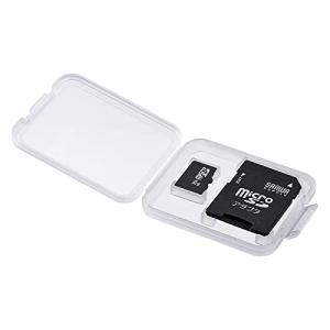 サンワサプライ(Sanwa Supply) メモリーカードクリアケース(microSDカード用・6個セット) FC-MMC10MICN｜riiccoo-stor
